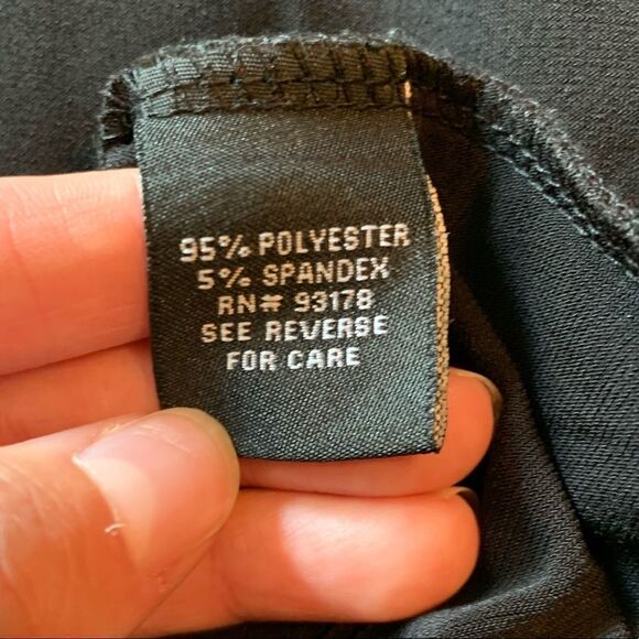 3 for $30! Premise studio black 3/4 sleeve top - Picture 5 of 10